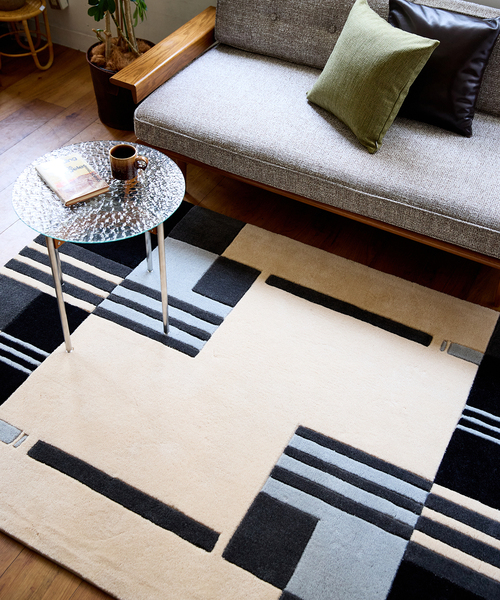 ACME FURNITURE(アクメファニチャー)の「MIDCITY RUG 120x160 ミッドシティ ラグ(ラグ/マット・レディース・ブラック・FREE)」の5枚目の写真