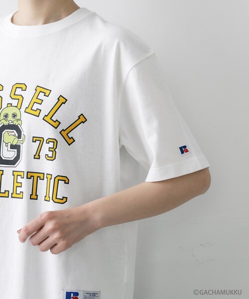 Dessin（デッサン）の「ガチャピン・ムック コラボTシャツ（Tシャツ/カットソー・レディース・ホワイト系/チャコールグレー/チャコール/ホワイト系その他6・02）」の15枚目の写真