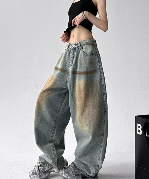 REBALANCE(リバランス)の「マッドウォッシュデニム(デニムパンツ・レディース・A・MEDIUM/LARGE/X-LARGE)」の3枚目の写真