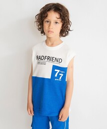 【プチプラ】配色ワッフルタンクトップ
