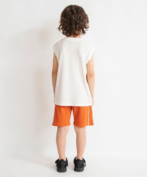 BRANSHES（ブランシェス）の「【プチプラ】配色ワッフルタンクトップ（タンクトップ・キッズ・オレンジ/グリーン/ロイヤルブルー・150/100/140/120/110/130/90）」の14枚目の写真