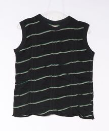 Bshop | MEYAME | TUCKED JACQUARD BORDER SLEEVELESS(Tシャツ/カットソー)