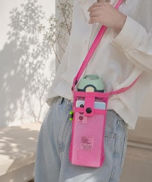 TONE SELECT GOODS（トーンセレクトグッズ）の「LESRIRE / メッシュポケットスマホ収納付きボトルホルダー L9347（水筒）」