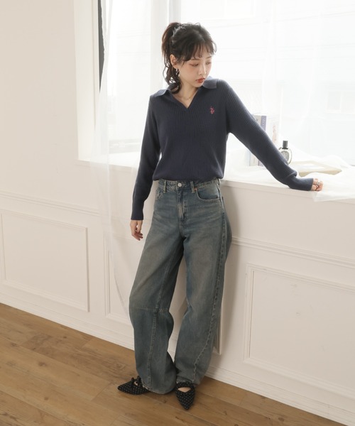 VIVIAN(ヴィヴィアン)の「ダブルリボンフラットパンプス(パンプス・レディース・ブラック/クリアブラック/バーガンディー・S/M/L/LL)」の13枚目の写真