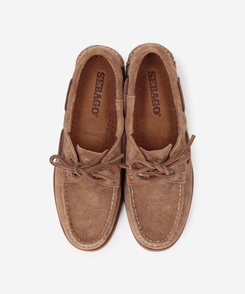 Bshop（ビショップ）の「SEBAGO | 〈別注〉スエード デッキシューズ PORTLAND WOMEN（モカシン/デッキシューズ・レディース・ブラウン・7/8/7h/6h/6）」の5枚目の写真