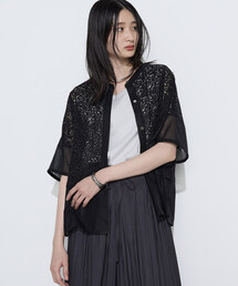 K.T KIYOKO TAKASE（キヨコタカセ）の「リネンコードレース シャツ羽織（シャツ/ブラウス）」