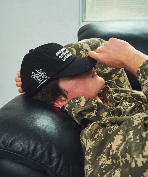 Elanque(エランク)の「graphic logo cap / グラフィックロゴ刺繍キャップ(キャップ・メンズ・ブラック/レッド・FREE)」の5枚目の写真