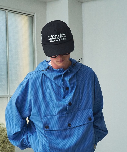 Elanque(エランク)の「graphic logo cap / グラフィックロゴ刺繍キャップ(キャップ・メンズ・ブラック/レッド・FREE)」の7枚目の写真