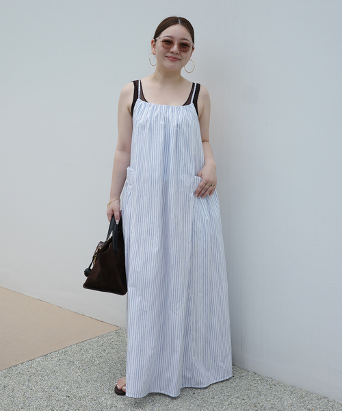foemina(フォエミナ)の「【洗える】Foemina/フォエミナ DELPHINE DRESS(ワンピース・レディース・ブルー・SMALL)」の6枚目の写真
