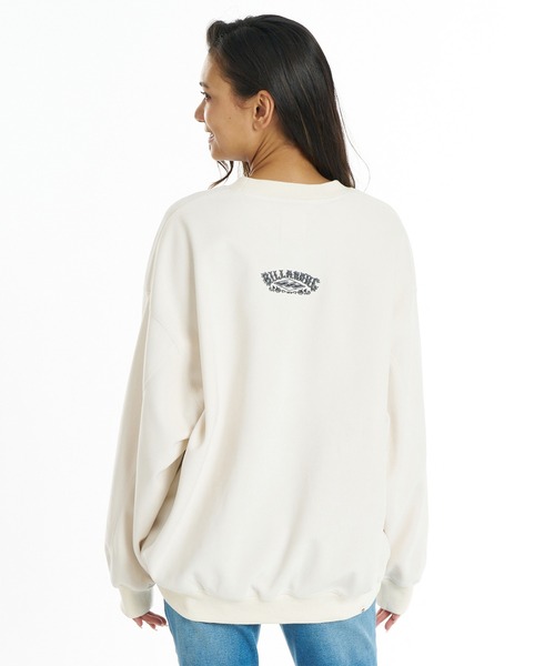 BILLABONG（ビラボン）の「BILLABONG/ビラボン スウェット BG014009（スウェット・レディース・アイボリー/ライトカーキ/スミクロ・M）」の5枚目の写真