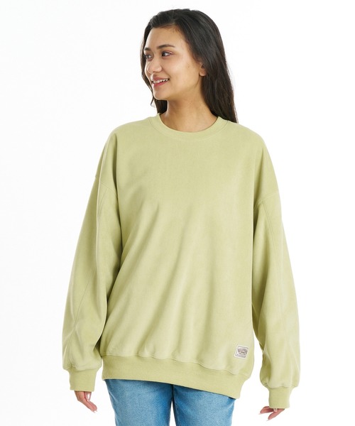 BILLABONG（ビラボン）の「BILLABONG/ビラボン スウェット BG014009（スウェット・レディース・アイボリー/ライトカーキ/スミクロ・M）」の14枚目の写真