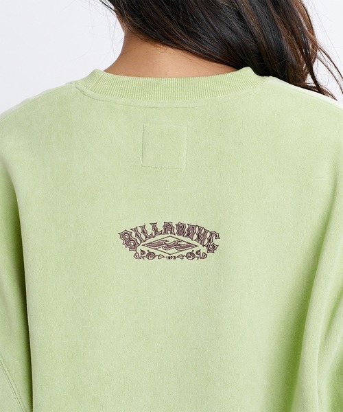 BILLABONG（ビラボン）の「BILLABONG/ビラボン スウェット BG014009（スウェット・レディース・アイボリー/ライトカーキ/スミクロ・M）」の16枚目の写真