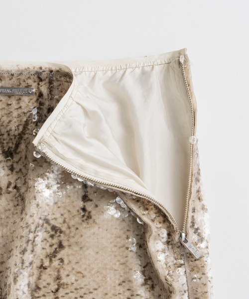 PRANK PROJECT(プランクプロジェクト)の「【2026Autumn Pre-Order】スパンコールパイソンミディスカート / Sequin Python Midi Skirt(スカート・レディース・マルチ・38/36)」の15枚目の写真