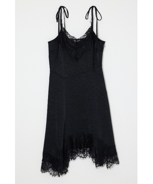 MOUSSY(マウジー)の「【26年AW新作】【展示会人気No.2】ASYMMETRY SATIN ドレス(ワンピース・レディース・ベージュ系その他/ブラック/オフホワイト・FREE)」の3枚目の写真
