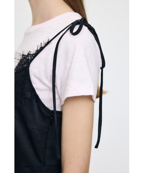 MOUSSY(マウジー)の「【26年AW新作】【展示会人気No.2】ASYMMETRY SATIN ドレス(ワンピース・レディース・ベージュ系その他/ブラック/オフホワイト・FREE)」の14枚目の写真