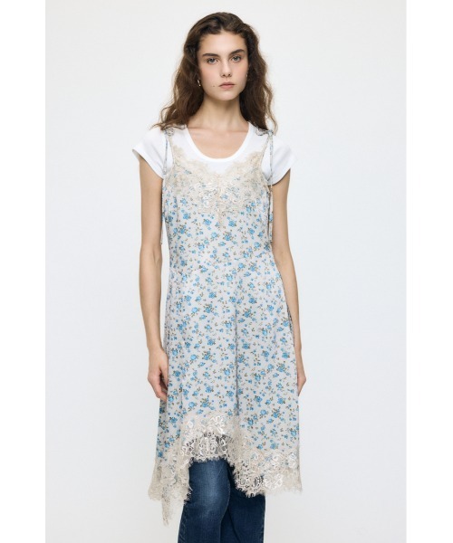 MOUSSY(マウジー)の「【26年AW新作】【展示会人気No.2】ASYMMETRY SATIN ドレス(ワンピース・レディース・ベージュ系その他/ブラック/オフホワイト・FREE)」の18枚目の写真