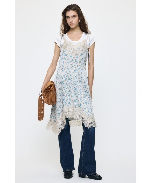 MOUSSY(マウジー)の「【26年AW新作】【展示会人気No.2】ASYMMETRY SATIN ドレス(ワンピース・レディース・ベージュ系その他/ブラック/オフホワイト・FREE)」の19枚目の写真