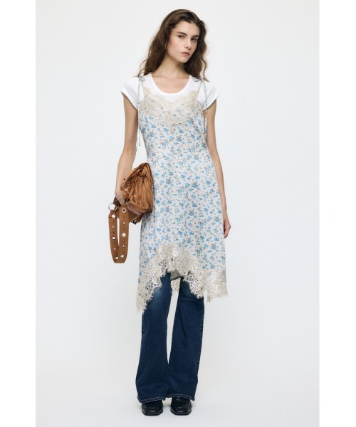 MOUSSY(マウジー)の「【26年AW新作】【展示会人気No.2】ASYMMETRY SATIN ドレス(ワンピース・レディース・ベージュ系その他/ブラック/オフホワイト・FREE)」の20枚目の写真
