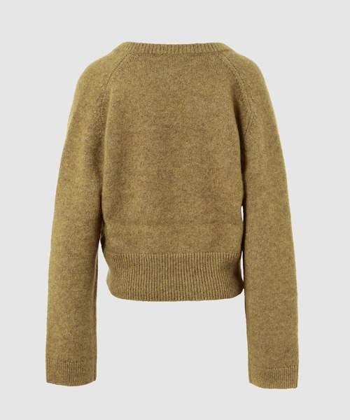 GANNI(ガニー)の「Melange Mohair Deep V-neck(ニット/セーター・レディース・その他2/その他1・M)」の3枚目の写真