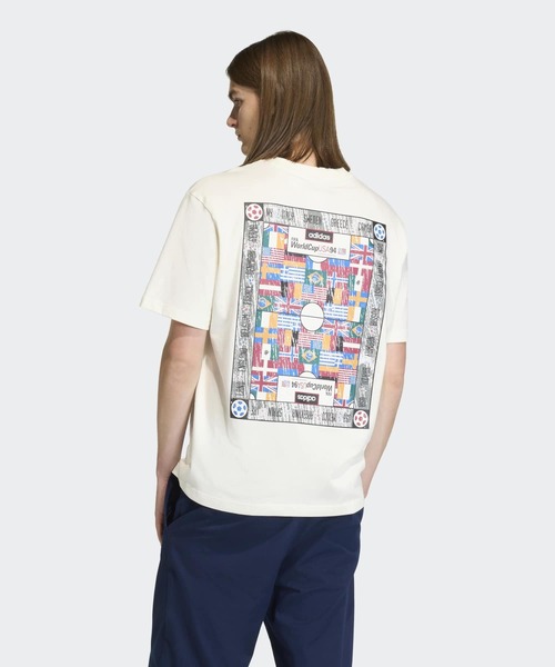 adidas(アディダス)の「アーカイブ カントリー フラッグ Tシャツ / アディダスオリジナルス adidas Originals(Tシャツ/カットソー・メンズ・ホワイト・XX-LARGE/3XL/LARGE/MEDIUM/SMALL/X-LARGE/X-SMALL)」の5枚目の写真
