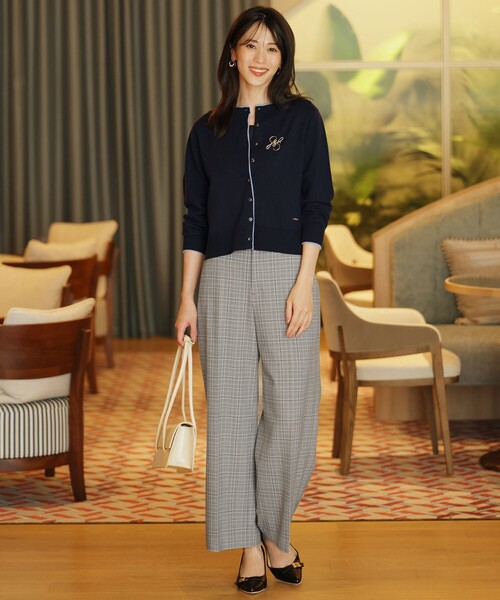 ANY SIS（エニィスィス）の「ビューティサーモ2WAYストレッチ ワイドパンツ（その他パンツ・レディース・アイボリー系/ブラウン系/ネイビー系・X-LARGE）」の11枚目の写真