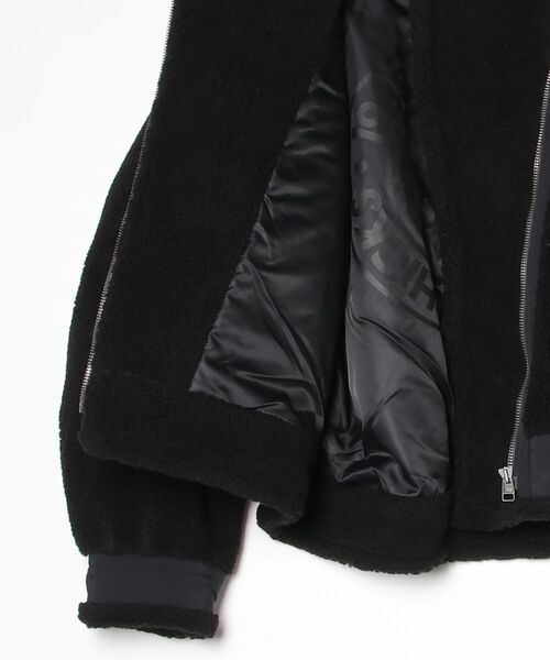 AVIREX(アヴィレックス)の「【RE】【little sunny bite】AVIREX x little sunny bite Boa jacket(ライダースジャケット・レディース・ブラック・MEDIUM)」の16枚目の写真