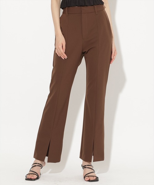 AND COUTURE(アンドクチュール)の「センタースリットストレッチパンツ(その他パンツ・レディース・ブラック/ブラウン・SMALL/MEDIUM)」の9枚目の写真