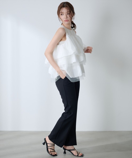 AND COUTURE(アンドクチュール)の「センタースリットストレッチパンツ(その他パンツ・レディース・ブラック/ブラウン・SMALL/MEDIUM)」の20枚目の写真