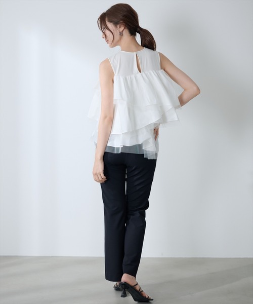 AND COUTURE(アンドクチュール)の「センタースリットストレッチパンツ(その他パンツ・レディース・ブラック/ブラウン・SMALL/MEDIUM)」の21枚目の写真