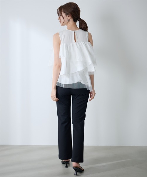 AND COUTURE(アンドクチュール)の「センタースリットストレッチパンツ(その他パンツ・レディース・ブラック/ブラウン・SMALL/MEDIUM)」の22枚目の写真