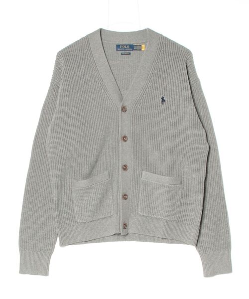POLO RALPH LAUREN(ポロ ラルフ ローレン)の「リラックス フィット テクスチャード コットン カーディガン(カーディガン/ボレロ・メンズ・グレー系・M/S/L)」の7枚目の写真