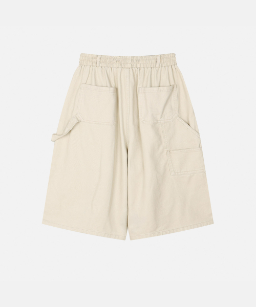 And Again(アンドアゲイン)の「Soft Carpenter Bermuda Pants(その他パンツ・レディース・アイボリー/ブラウン/カーキ/ブラック・FREE)」の10枚目の写真