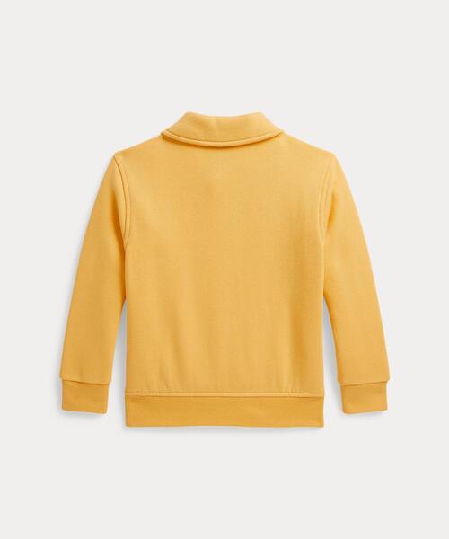 POLO RALPH LAUREN CHILDRENSWEAR(ポロ ラルフ ローレン チルドレンズウェア)の「フリース クォータージップ プルオーバー(パーカー・キッズ・イエロー系5・3/4/6/7)」の4枚目の写真