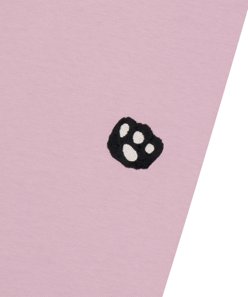LMR(エルエムアール)の「シャニョン足跡Tシャツ PINK(Tシャツ/カットソー・レディース・PINK・SMALL/MEDIUM/LARGE)」の2枚目の写真