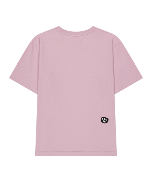 LMR(エルエムアール)の「シャニョン足跡Tシャツ PINK(Tシャツ/カットソー・レディース・PINK・SMALL/MEDIUM/LARGE)」の4枚目の写真
