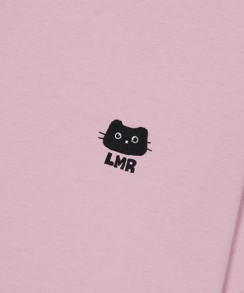 LMR(エルエムアール)の「シャニョン足跡Tシャツ PINK(Tシャツ/カットソー・レディース・PINK・SMALL/MEDIUM/LARGE)」の6枚目の写真