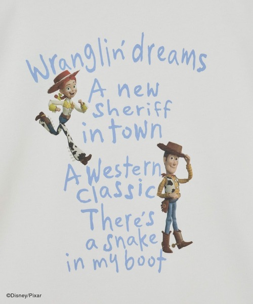 GLOBAL WORK(グローバルワーク)の「TOY STORY 5(トイ・ストーリー5)/ヘビロッTEE/812422(Tシャツ/カットソー・レディース・チャコールグレー/ホワイト系その他3/ホワイト系その他2/ブラック・SMALL/MEDIUM/LARGE)」の14枚目の写真