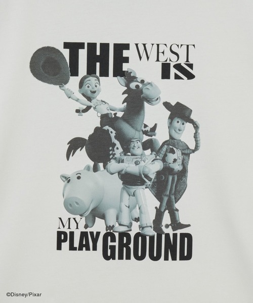 GLOBAL WORK(グローバルワーク)の「TOY STORY 5(トイ・ストーリー5)/ヘビロッTEE/812422(Tシャツ/カットソー・レディース・チャコールグレー/ホワイト系その他3/ホワイト系その他2/ブラック・SMALL/MEDIUM/LARGE)」の16枚目の写真