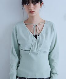 CODE A | intimate wrap knit top(ニット/セーター)