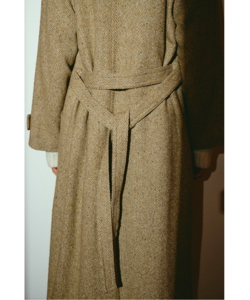 RIM.ARK(リムアーク)の「【26FW OUTER PRE ORDER】Herringbone over loose CT(ヘリンボーン オーバー ルーズ コート)(テーラードジャケット・レディース・ベージュ/ブラック・36/38)」の19枚目の写真