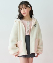 JENNI（ジェニィ）の「ボア×タフタリバーシブルブルゾン（ブルゾン）」