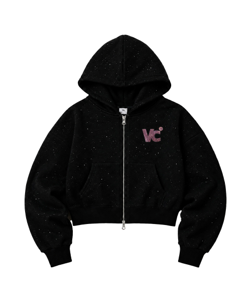 VENHIT(ベンヒット)の「VCシグネチャーホットフィックスフードジップアップ_ブラック(パーカー・レディース・ブラック・MEDIUM/LARGE)」の2枚目の写真