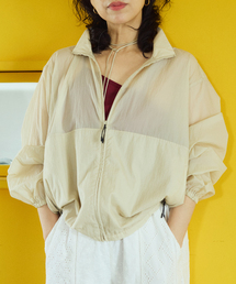 IENA LA BOUCLE | IENA LA BOUCLE シアーナイロンブルゾン(その他アウター)