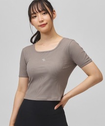 XEXYMIX | ゼクシィミックス ソフトリブクロップド丈半袖(Tシャツ/カットソー)