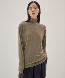 08sircus | 【08sircus/サーカス】Stretch jersey super high neck/ストレッチジャージー スーパーハイネック/カットソー(Tシャツ/カットソー)