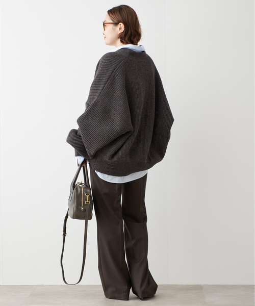 Deuxieme Classe(ドゥーズィエムクラス)の「【LA PISCINE/ラ ピシーヌ】KNIT CARDI(カーディガン/ボレロ・レディース・チャコールグレー/ベージュ・FREE)」の18枚目の写真