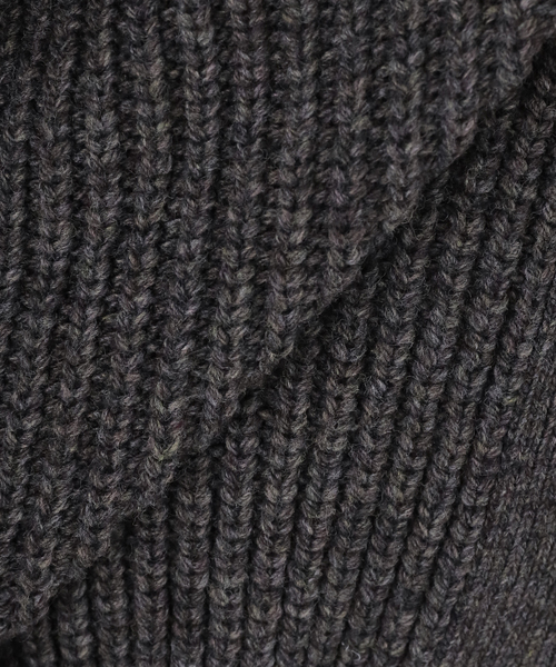 Deuxieme Classe(ドゥーズィエムクラス)の「【LA PISCINE/ラ ピシーヌ】KNIT CARDI(カーディガン/ボレロ・レディース・チャコールグレー/ベージュ・FREE)」の10枚目の写真