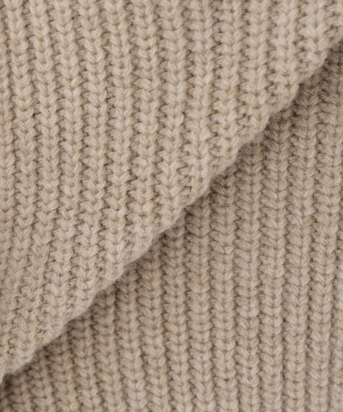 Deuxieme Classe(ドゥーズィエムクラス)の「【LA PISCINE/ラ ピシーヌ】KNIT CARDI(カーディガン/ボレロ・レディース・チャコールグレー/ベージュ・FREE)」の4枚目の写真