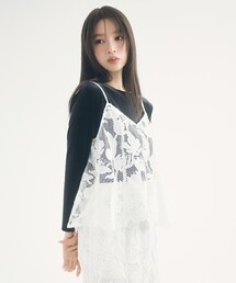 TOCCA（トッカ）の「LONG NIGHT VEIL ベロア カットソー（Tシャツ/カットソー）」