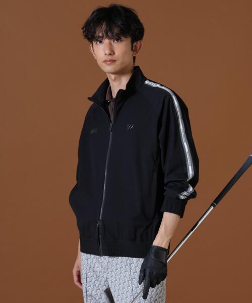 MASTER BUNNY EDITION(マスターバニーエディション)の「ドビー凹凸ストライプジャケット (MENS)(ブルゾン・メンズ・ブラウン/ブラック・X-LARGE/XX-LARGE/MEDIUM/LARGE)」の2枚目の写真
